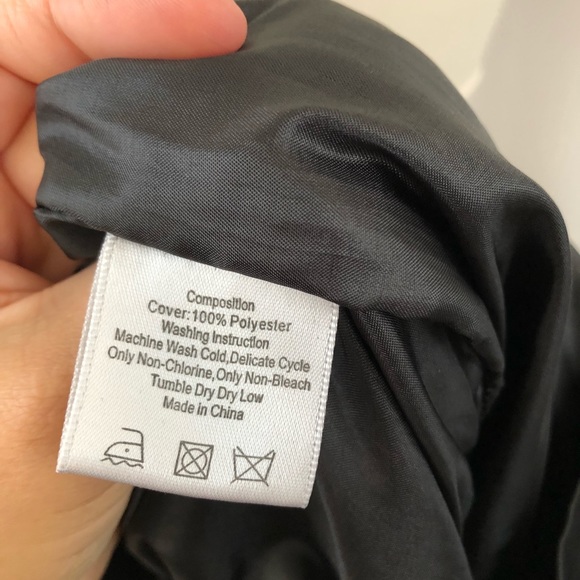 BLQMKT Blaque Market Strapless Mini Dress with Faux Leather Striped Trim - Picture 7 of 7